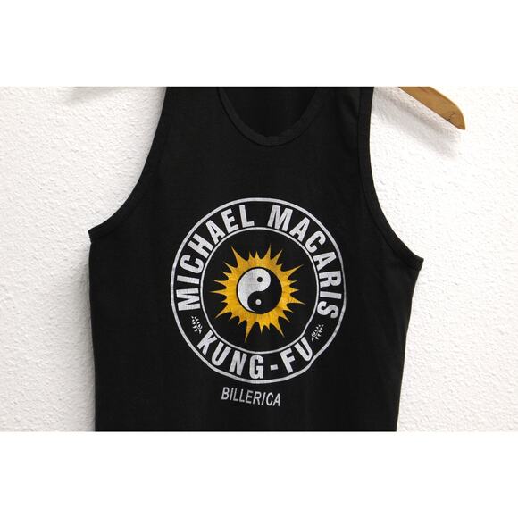 Vintage Michael Macaris Kung Fu Tank Top Small - Picture 2 of 7